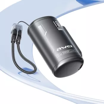 AWEI WP-117 batería externa 10000mAh 22.5W 3C2xUSB-C negra
