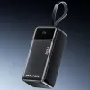 AWEI PA-105 batería externa 40000mAh 22.5W PD QC 3.0 USB-C negra