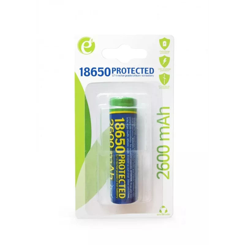 Batería GEMBIRD 3,7V Li-Ion 18650 2600mAh