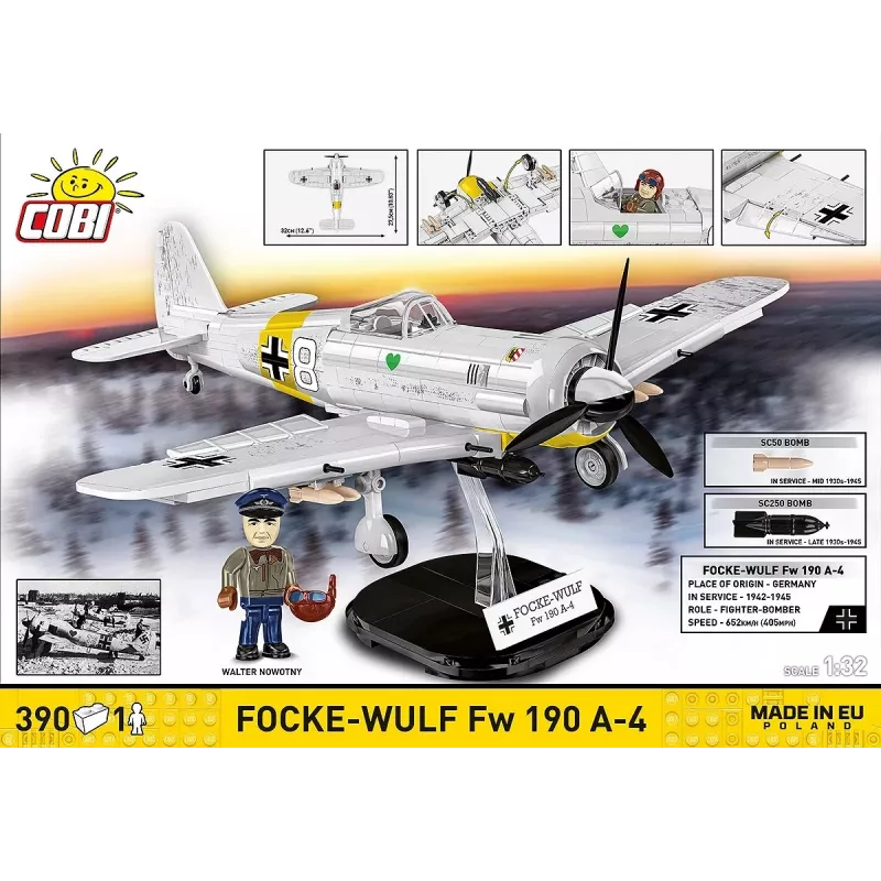 COBI Focke-Wulf Fw 190 A-4 set de ladrillos
