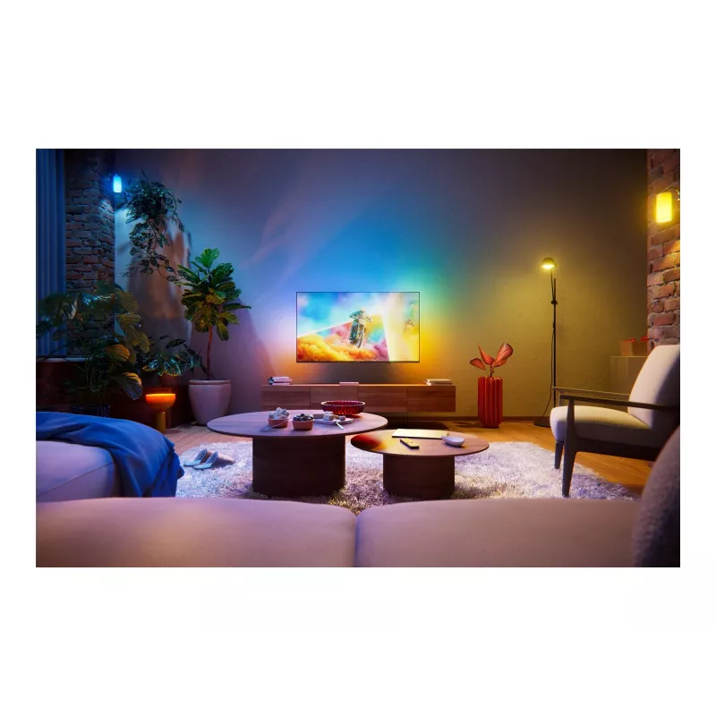 Philips 43PQS8501/12 TV Smart QLED 4K de 43 inch, TITAN OS, Ambilight