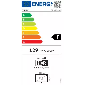 Philips 75PQS9001/12 TV Google QLED 4K Ultra HD de 75