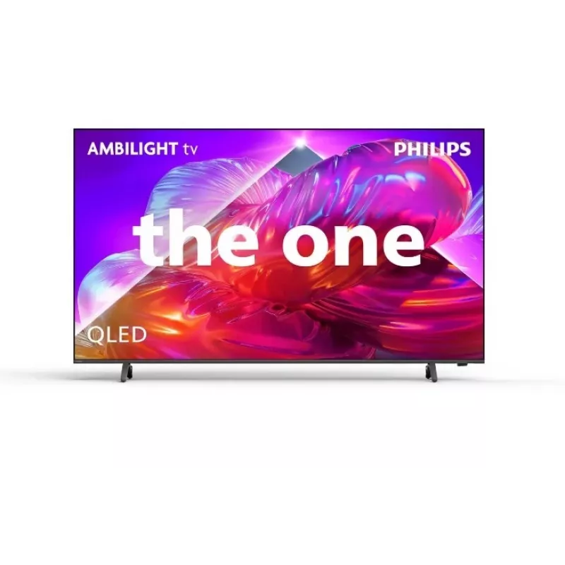 Philips 75PQS9001/12 TV Google QLED 4K Ultra HD de 75 inch con Ambilight en 3 lados, MiniLED, 120Hz, Dolby Vision y Atmos, VRR, ALLM, FreeSync Premium, compatible con G-Sync, 4x HDMI 2.1, 2x USB, Wi-Fi, Bluetooth 5.0, DVB-T/T2/C/S/S2, gris