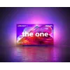 Philips 75PQS9001/12 TV Google QLED 4K Ultra HD de 75 inch con Ambilight en 3 lados, MiniLED, 120Hz, Dolby Vision y Atmos, VRR, ALLM, FreeSync Premium, compatible con G-Sync, 4x HDMI 2.1, 2x USB, Wi-Fi, Bluetooth 5.0, DVB-T/T2/C/S/S2, gris