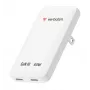Verbatim Slim GaN Charger 2 puertos 65W (EU/UK/US) Blanco