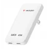 Verbatim Slim GaN Charger 2 puertos 65W (EU/UK/US) Blanco