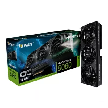 Palit GeForce RTX 5080 Infinity 3 OC 16GB GDDR7 tarjeta gráfica