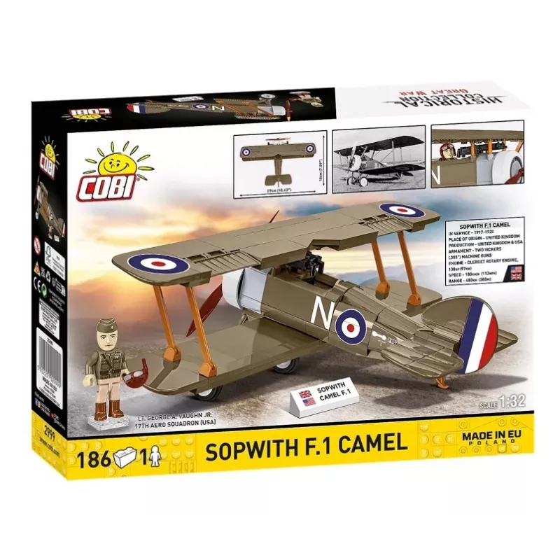 COBI 186 piezas HC GREAT WAR / 2999 / Sopwith F.1 Camel