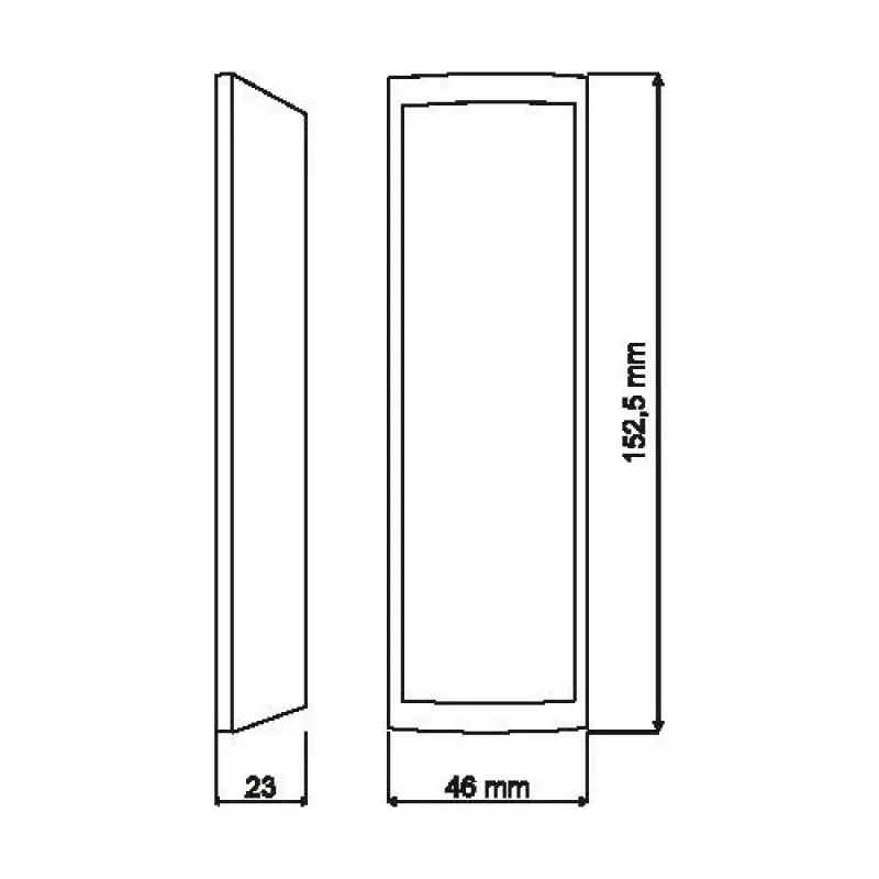 Lector de tarjetas de proximidad ROGER PRT12MF-R4, 13,56 MHz MIFARE