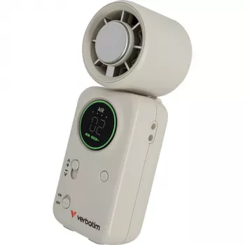 Verbatim Cool 'n' Go Ice Touch Pro ventilador de mano blanco/plata 32346