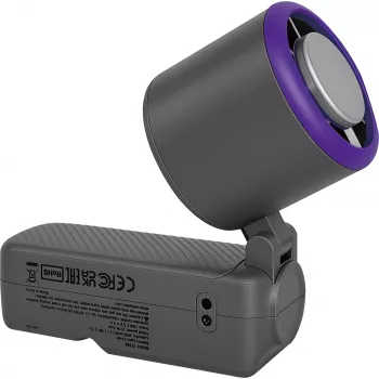 Verbatim Cool'n' Go Ice Touch Pro ventilador de mano gris/lila