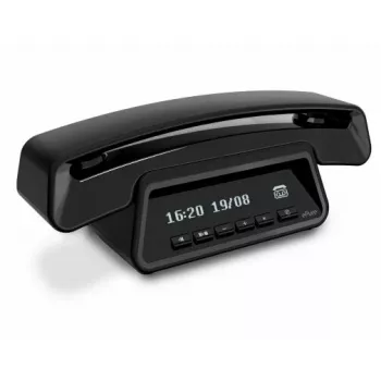 Alcatel ePure Premium teléfono inalámbrico DECT con contestador automático, negro