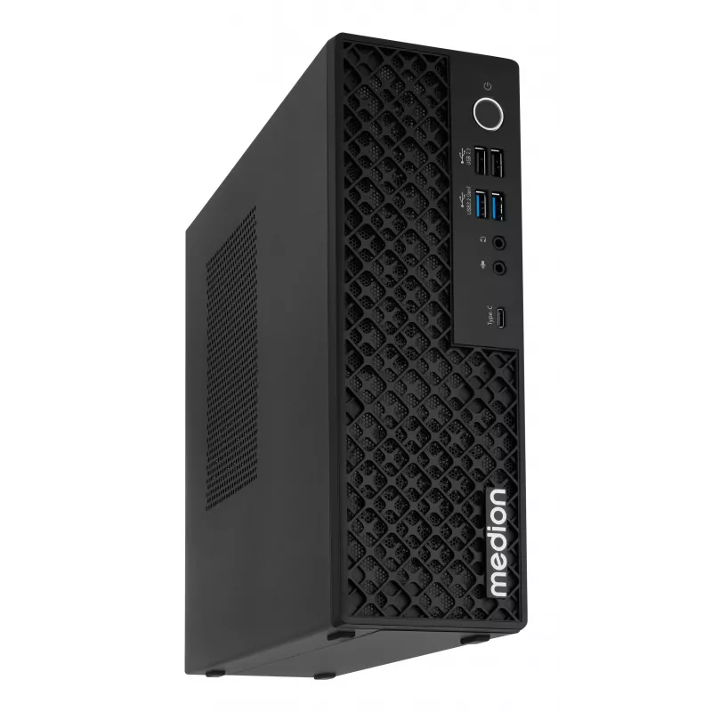 Medion 10026214 PICOWORX T80III MD340101 mini-PC, Intel Processor N100, 16GB RAM, 512GB SSD, Windows 11 Pro, Wi-Fi 6, negro