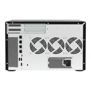 QNAP TVS-h1277AX-R5-16G NAS QuTS hero de 12 bahías, 8x 3.5 SATA + 4