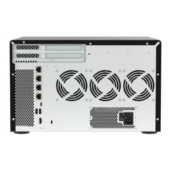 QNAP TVS-h1277AX-R5-16G NAS QuTS hero de 12 bahías, 8x 3.5 SATA + 4