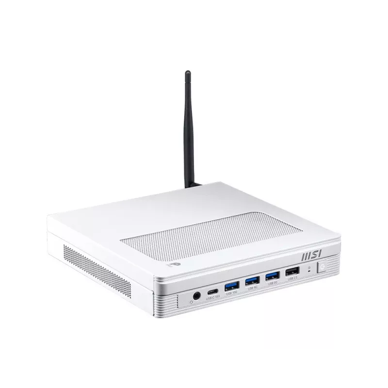 MSI PRO DP10 A14MG-007BEU mini-PC, Intel Pentium Gold G7400, 8GB RAM, 256GB SSD, Wi-Fi 6, blanco