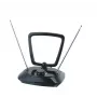 Philips SDV5200/12 Antena de interior para TV con filtro 5G, DVB-T/T2, cable coaxial de 1,85 m, Negro