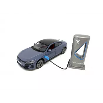 PULIO Coche MSZ 1/36 Audi RS E-Tron GT Light & Sound coche de modelismo die-cast