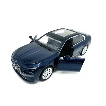 PULIO Coche MSZ 1/32 BMW i7 Coche de modelismo die-cast con luz y sonido