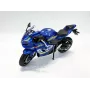 PULIO MSZ 1/12 Suzuki GSX-R1000 azul modelo de moto diecast