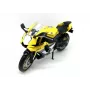 PULIO Moto MSZ 1/12 Yamaha YZF-R1 Amarillo modelo diecast