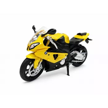 PULIO Moto MSZ 1/12 BMW S1000 RR Amarillo modelo diecast