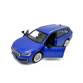 PULIO 1:35 Skoda Superb Combi Coche de modelismo die-cast con luz y sonido