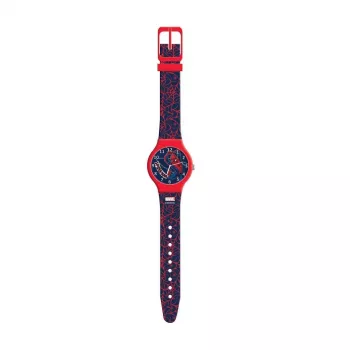 PULIO reloj analógico infantil Spiderman en lata de colección