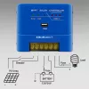 QOLTEC regulador de carga solar MPPT 15A 12V/24V para LiFePO4, Gel, AGM, Flooded, Sealed Lead-Acid con LCD y RS485