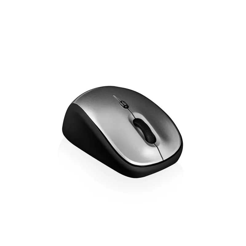 MODECOM ratón óptico inalámbrico WM6 Gris-Negro