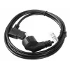 LANBERG CA-C13C-12CC-0030-BK Cable de alimentación de 3 m Schuko en ángulo a IEC C13, H05VV-F 3G1.0, VDE, negro