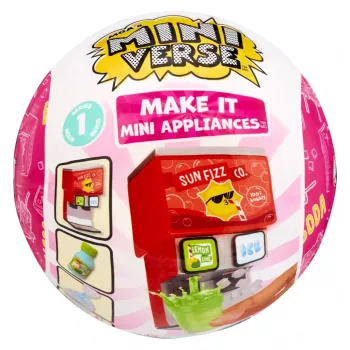 MGA Miniverse Make It Mini Soda Dispenser Diner Series 1 Set de manualidades en miniatura DIY