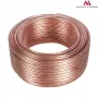 MACLEAN MCTV-512 Cable de altavoz 100m 2x1,5mm² transparente OFC rollo