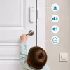 GREENBLUE GB478 Sensor inalámbrico WiFi para puertas/ventanas – Contacto magnético inteligente, app Tuya y Gosund, Alexa/Google, a pilas, blanco