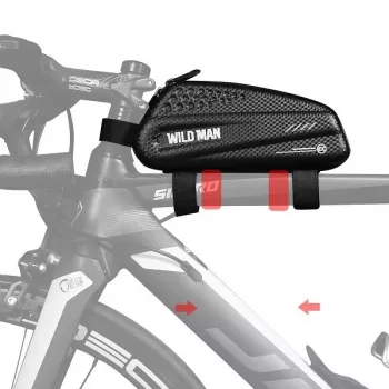 WILDMAN EX 1L Bolsa de cuadro para bicicleta negra
