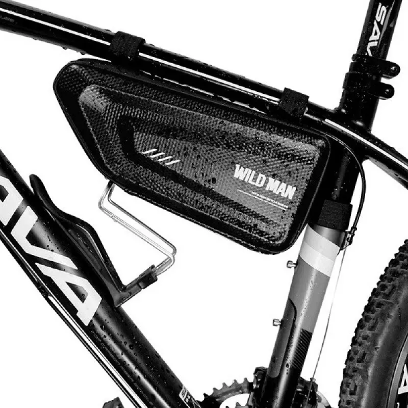 Bolsa de cuadro para bicicleta WILDMAN E4 L 1,5L Negro