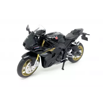 PULIO Moto MSZ 1/12 Honda CBR1000RR-R Fireblade SP Negro Modelo die-cast