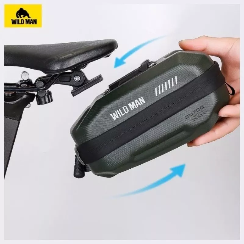 WILDMAN GD700 Bolsa de sillín para bicicleta Verde