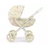 MILLY MALLY Cochecito para muñecas Dori NATURE - Madera natural, diseño escandinavo clásico, para muñecas de hasta 45 cm, a partir de 12 meses