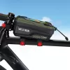 WILDMAN GX200 bolsa de cuadro para bicicleta con soporte para teléfono, Desert
