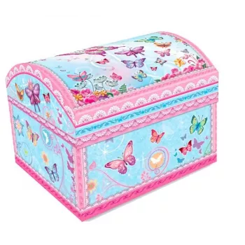 PULIO Pecoware Caja de música cofre - Mariposas 2