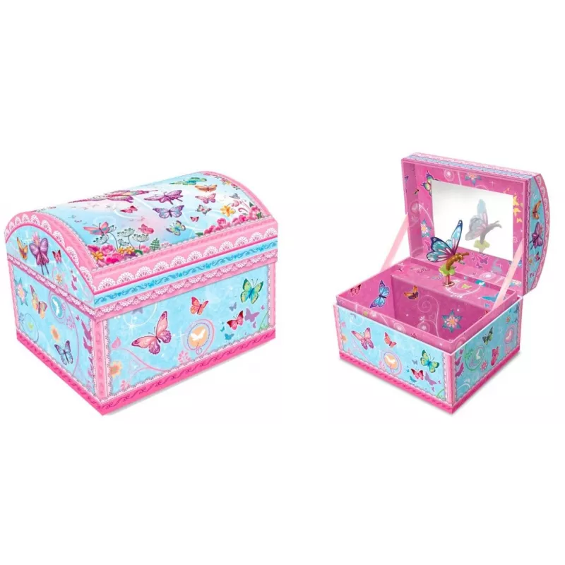 PULIO Pecoware Caja de música cofre - Mariposas 2