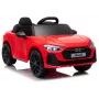 LEAN CARS Audi A5L HL788 Rojo Coche eléctrico infantil 12V con mando a distancia para padres, ruedas EVA, luces LED, panel de música, cinturón de seguridad, asiento de piel ecológica, para niños de 3-6 años