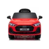 LEAN CARS Audi A5L HL788 Rojo Coche eléctrico infantil 12V con mando a distancia para padres, ruedas EVA, luces LED, panel de música, cinturón de seguridad, asiento de piel ecológica, para niños de 3-6 años