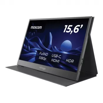 MAXCOM Monitor portátil Mpage 15 - 15,6