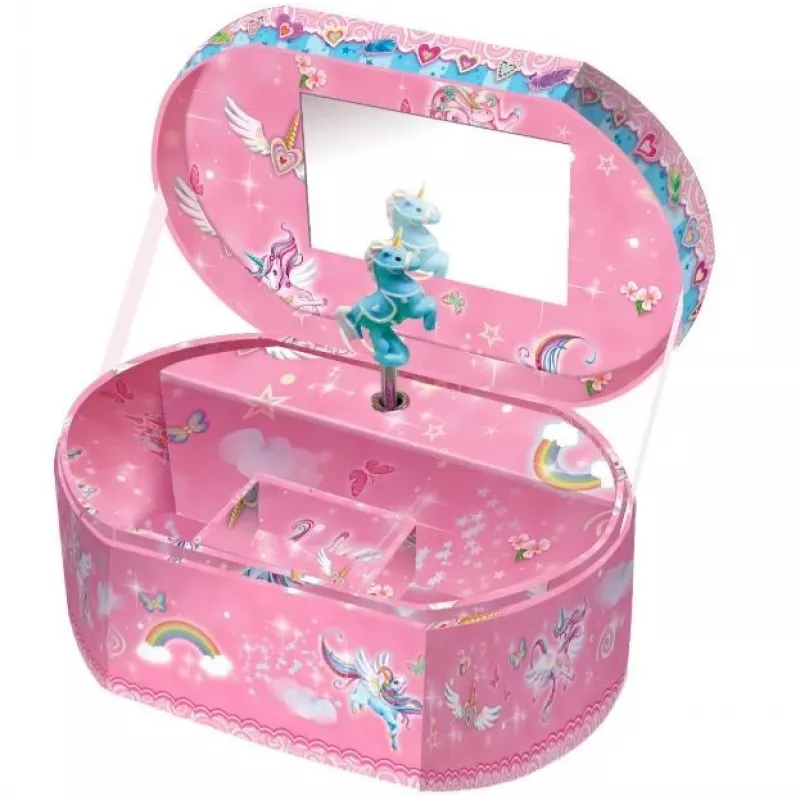 PULIO Pecoware Caja de música ovalada - Unicornio