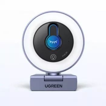 UGREEN CM910 webcam, 2K, 30FPS, luz LED, micrófono integrado