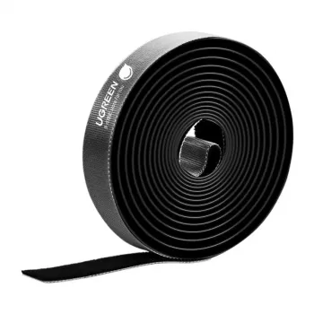 UGREEN LP124 organizador de cables cinta de velcro 2m negro
