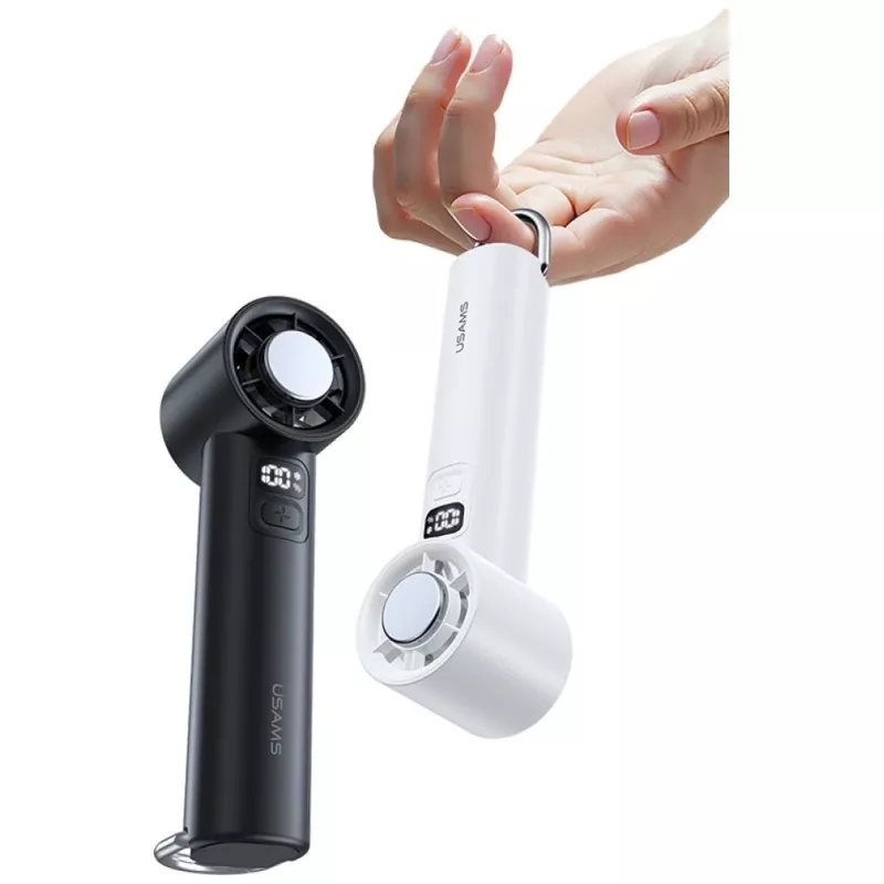 USAMS ventilador de mano con enfriamiento por hielo 2000mAh blanco