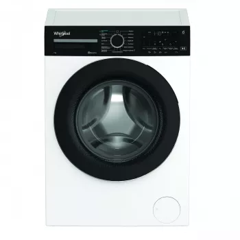 Whirlpool WAM762WBBPL lavadora 7 kg 1200 rpm con tecnología 6th Sense, FreshCare+, Clean+, 14 programas, pantalla LED, bloqueo infantil, inicio diferido, clase energética C, blanca